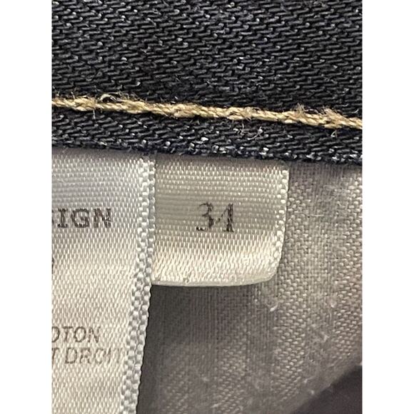 Size 34 Made In USA Lova Design Blue Jeans Denim Button Fly - Picture 14 of 15